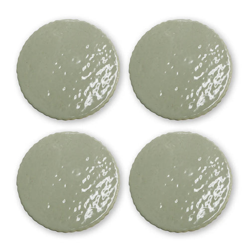 Cleo Sage Speckle Ceramic Coaster Set 4