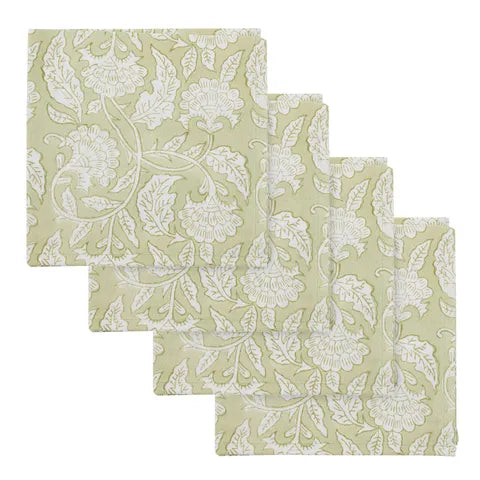 Lalita S/4 Cotton Block Napkins