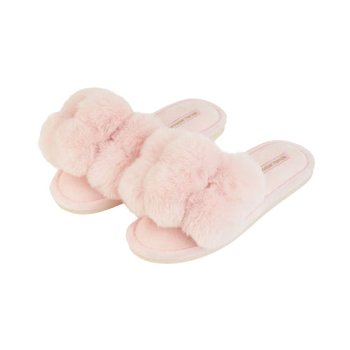 Pom Pom Slippers - Pink Quartz