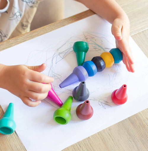 Stackable Crayons - Retro Rainbow