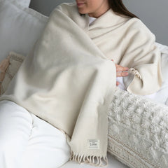 Demdaco Giving Wrap - Cream