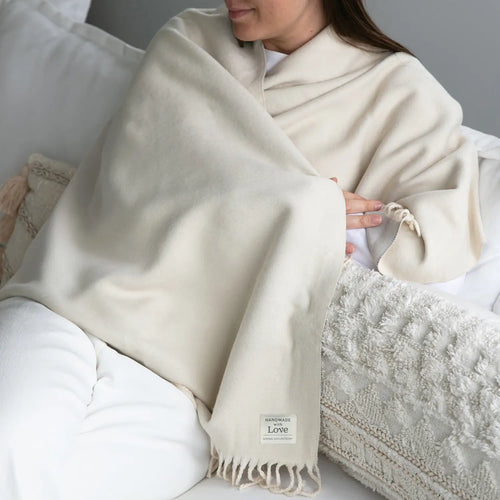 Demdaco Giving Wrap - Cream