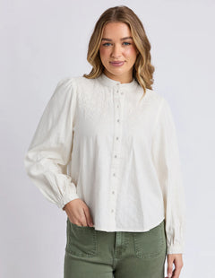 Eleanor Top - Vintage White