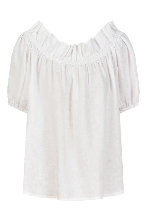 Halcyon Ruched Top Opal