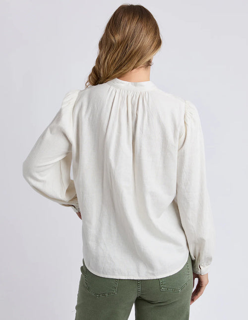 Eleanor Top - Vintage White