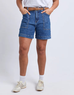 Atlas Denim Short - Dark Blue