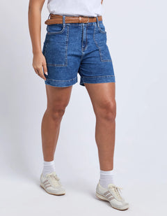 Atlas Denim Short - Dark Blue