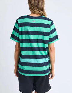 Eden Stripe Tee - Blue/Green