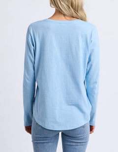 Everyday Long Sleeve Tee - Light Blue