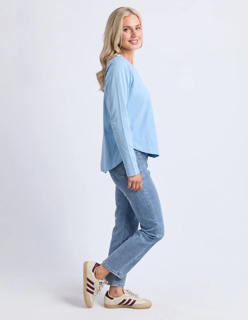 Everyday Long Sleeve Tee - Light Blue