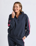 Lover 1/4 Zip Jumper - Navy