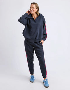 Lover 1/4 Zip Jumper - Navy