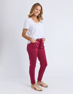 Margo Jogger - Maroon