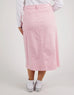 Florence Button Thru Skirt - Pink