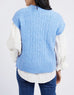 Bramble Knit Vest - Hydrangea