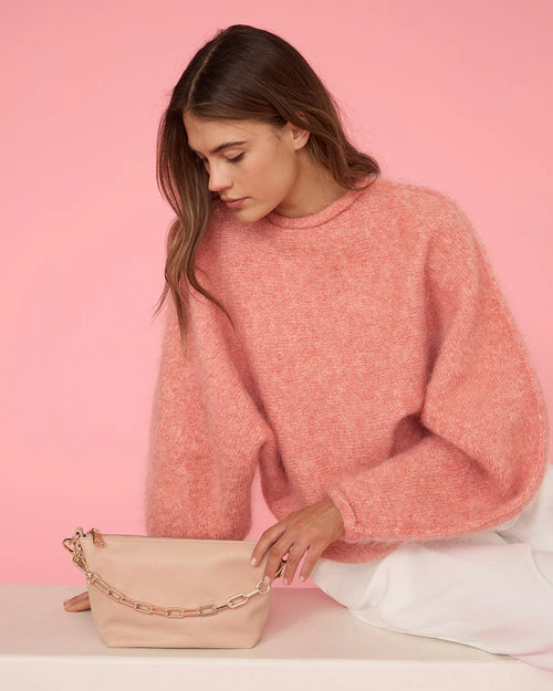 Leyton Crossbody - Neutral Pebble