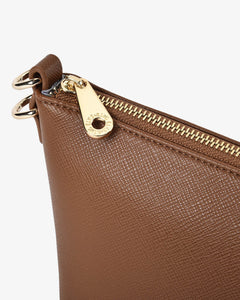 Leyton Crossbody - Tan Saffiano