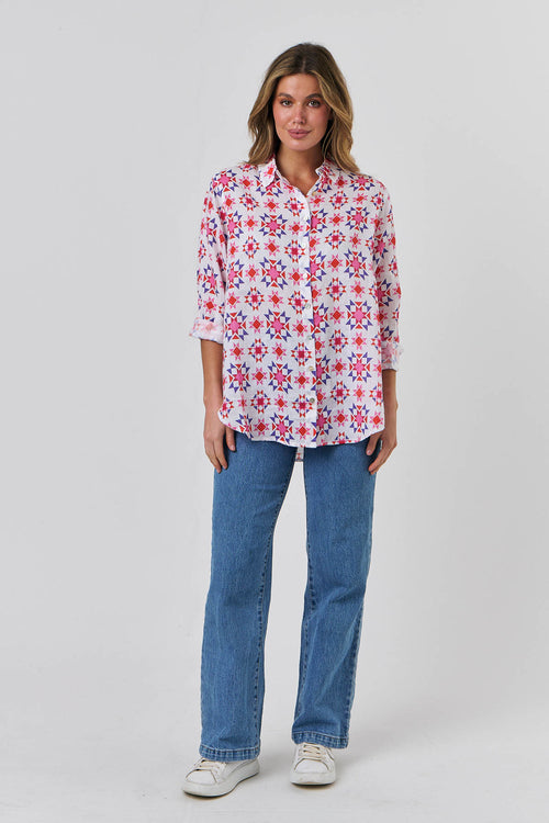 Boyfriend Linen Shirt - Etoile