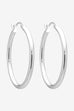 Erika Hoop Earrings - Silver