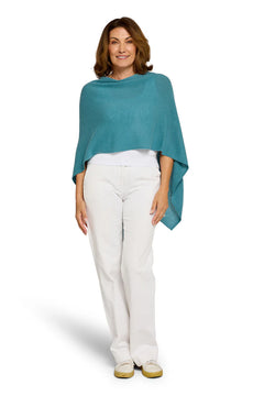 Cashmere Topper - Retro Blue
