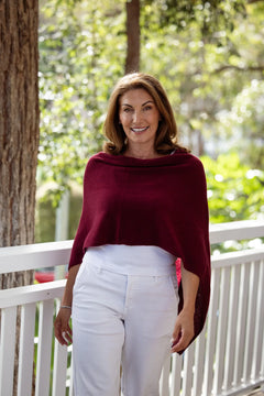 Cashmere Topper - Sangria