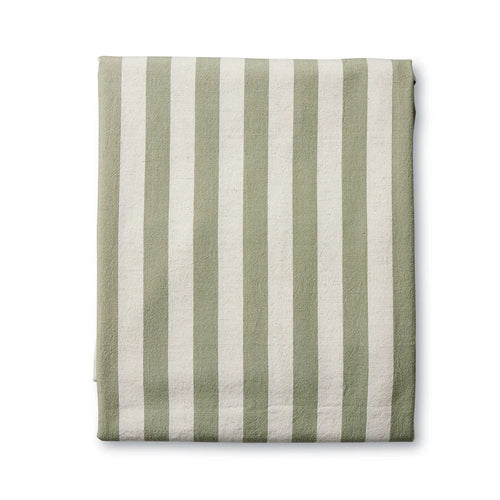 Estelle Green Stripe Tablecloth 230Cm