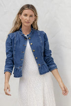 Frill Denim Jacket