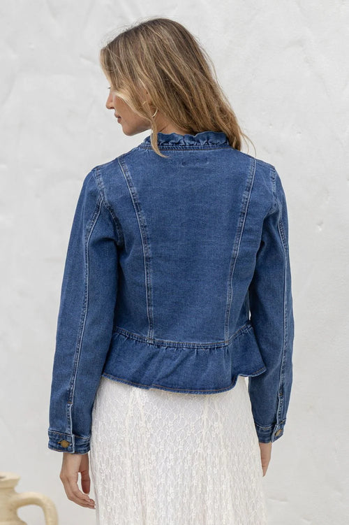 Frill Denim Jacket