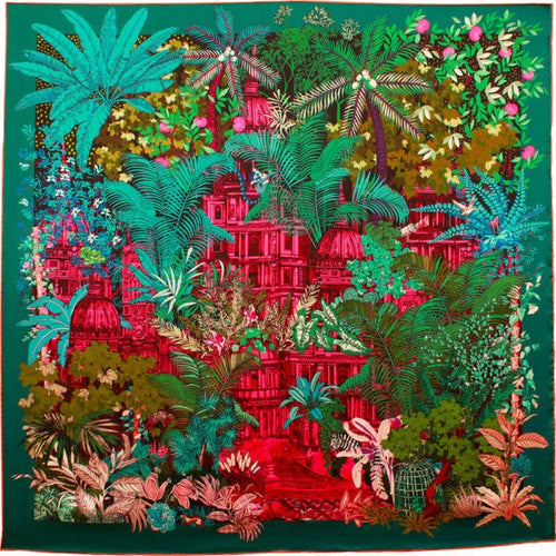 Silk Scarf - Forgotten Temple