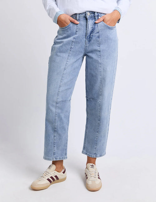 Ambrose Barrel Jean - Light Blue