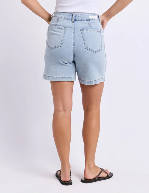 Balmy Short - Pale Blue Wash