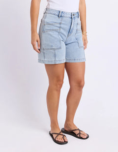 Balmy Short - Pale Blue Wash