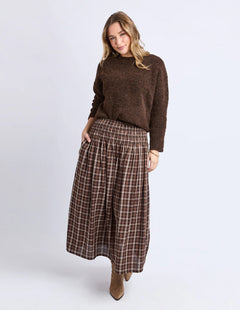 Coco Check Skirt