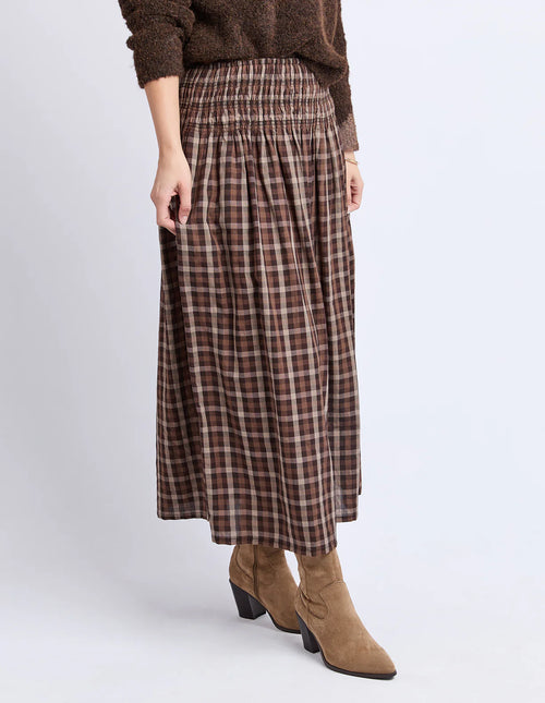 Coco Check Skirt