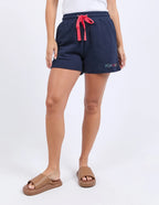Simplified Confetti Shorts - Navy
