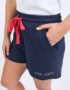 Simplified Confetti Shorts - Navy