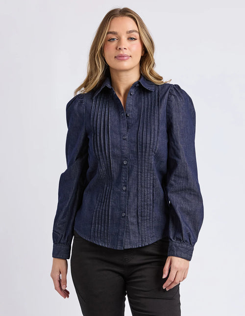 Poppy Shirt - Indigo