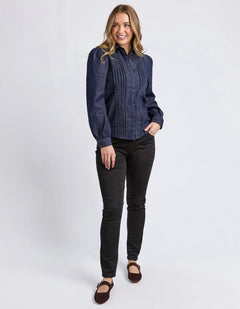 Poppy Shirt - Indigo