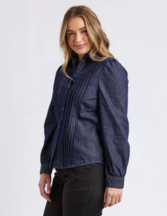 Poppy Shirt - Indigo