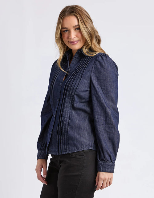 Poppy Shirt - Indigo