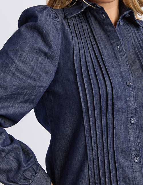 Poppy Shirt - Indigo