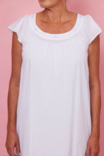 Cap Sleeve Nightie - Cambric