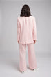 Relaxed Linen Blazer - Pale Pink