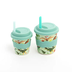 Green Dino Babychino Cup
