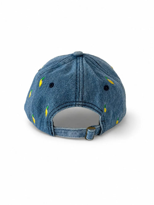 Denim Cap - Lemon Delicious (Mid Wash)