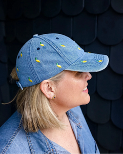 Denim Cap - Lemon Delicious (Mid Wash)