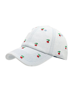 Denim Cap - Cherry on Top