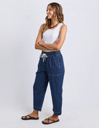 Greta Slim Leg Pant - Denim