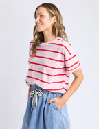 Halli S/S Tee - Stripe