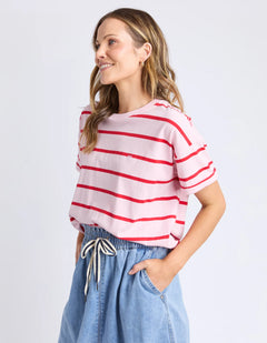 Halli S/S Tee - Stripe